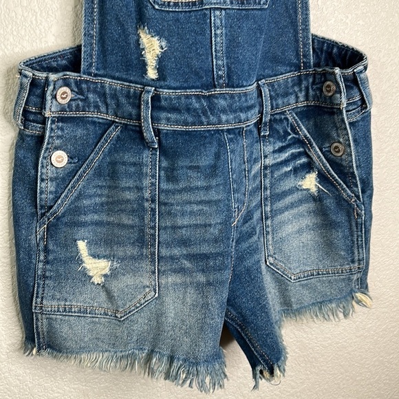 Hollister Boyfriend Short Overall Vintage Stretch Size Small New with tags! - Picture 2 of 9